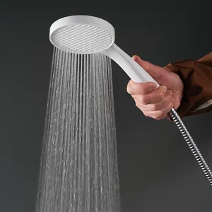 Factory Bathroom ABS Plastic Chrome Saving High Pressure Universal Shower Head