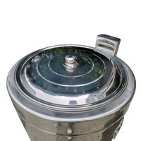 Fruit- en groentewasmachine - Industriële wasmachine voor groenteverwerkingsbedrijven, motorisch aangedreven 110/220V 0.6kW