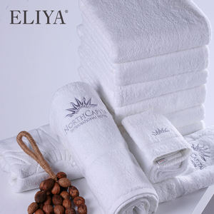 Eliya 100% Algodón Custom Embroid Logo 70 140Cm 600Gsm Toalla De Baño De Hotel Blanco - Product Image 2