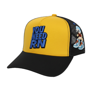 Casquette Trucker en Toile avec Logo Brodé Personnalisé, Dos en Maille, Réglable, 5 Panneaux, Snapback, pour Hommes et Femmes - Product Image 1
