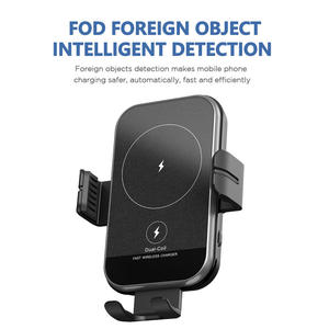 2025 nouveautés support de téléphone pliant double bobine <span class=keywords><strong>Induction</strong></span> 15W charge rapide <span class=keywords><strong>chargeur</strong></span> sans fil de <span class=keywords><strong>voiture</strong></span> pour <span class=keywords><strong>Samsung</strong></span> Galaxy Z Flip 3 5G - Product Image 3