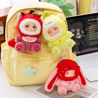 Süßes Herz-Party-Frucht-Plüschtier, Niedliche Vinyl-Gesichtspuppe, Kawaii Cartoon-Sammelfigur, Geburtstagsgeschenk & Taschenanhänger