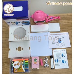 Tương tác nhựa vẽ Robot đồ chơi cho trẻ em đầu giáo dục Tiếng Anh Đồ chơi khuyến khích trí thông minh & giác ngộ - Product Image 2