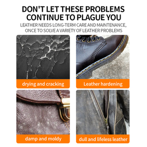 Baume pour cuir véritable Crème de cirage Huile de vison Nettoyant pour <span class=keywords><strong>chaussures</strong></span> avec brillance instantanée - Product Image 4