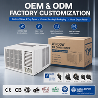 Climatiseur de fenêtre à fréquence variable 9000 12000 18000 BTU, unité tout-en-un à refroidissement seul, usage domestique et commercial PM02