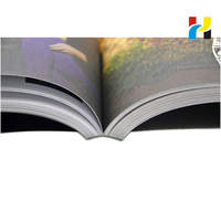 Impression de catalogues personnalisés à couverture rigide, impression offset couleur, impression de brochures alimentaires et de menus de restaurant, service OEM d'usine