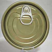 300 #   Couvercles de boîtes de conserve EOE à ouverture facile en émail blanc chromé de 72,9 mm pour pâte de tomate en conserve