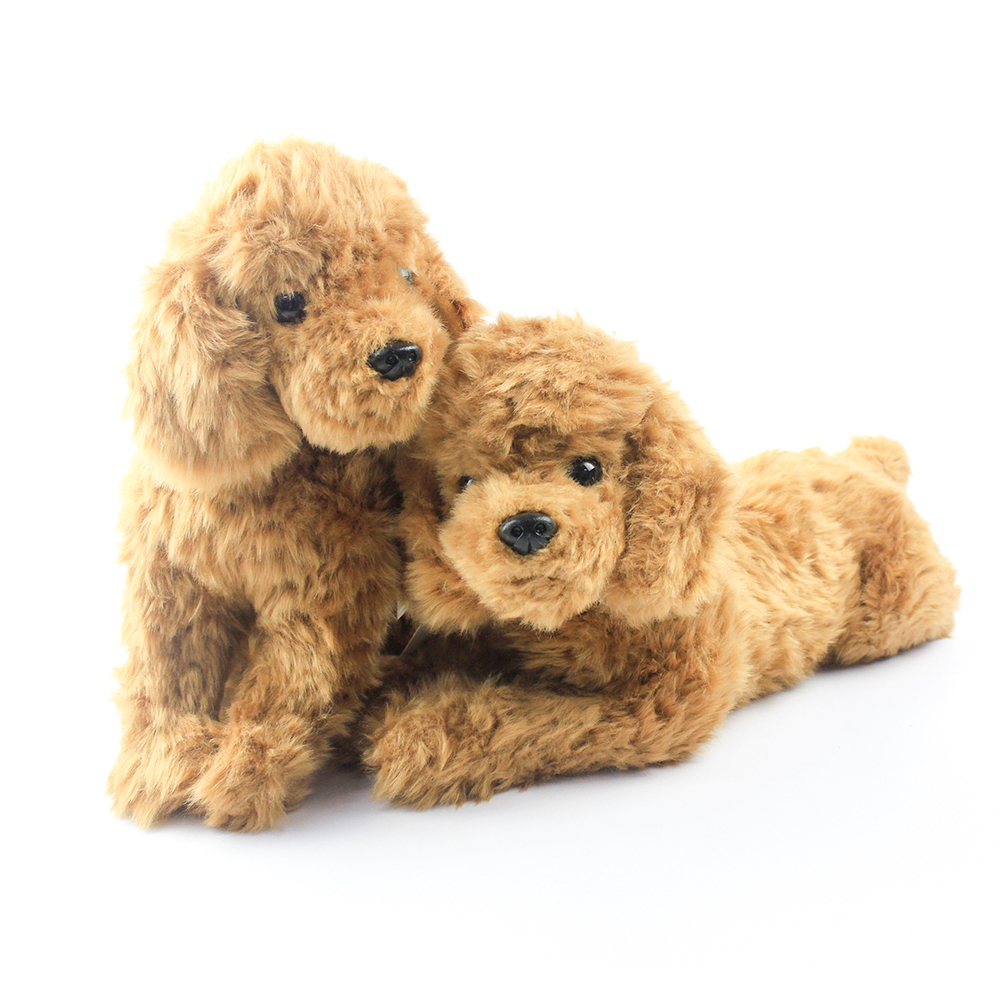 Red Toy Poodle Sweet Plush Dog for Kids Adults