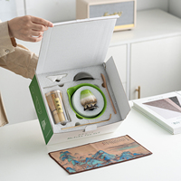 Ensemble de matcha en céramique émaillée personnalisé par le fabricant, 8 pièces, style japonais, texture ondulée, directement de l'usine