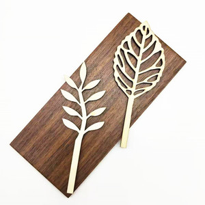 <b>Wooden</b> Leaf Bookmarks <b>Laser</b> <b>Cut</b> Hollow Design Eco-Friendly Decorative Bookmarks For Reading And Gift - Product Image 5