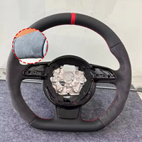 Volant en daim pour Audi B9 A3 A5 A6 A7 A8 RS3 RS4 RS5 S3 S4 S5, volant en cuir avec cadre de bouton de commande
