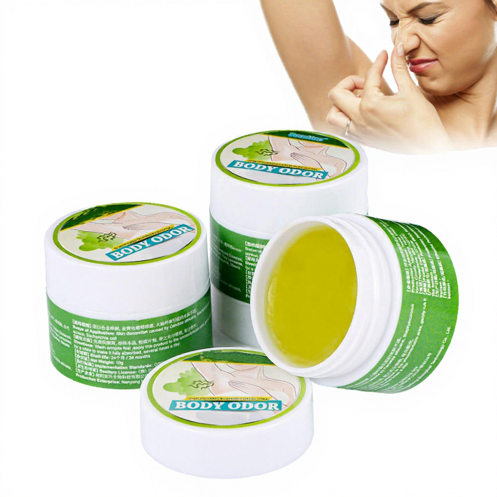 Sumifun Herbal Odor Whole Full Body Deodorant Cream with Vitamin E 10ml for Body Smell & Pain Relief