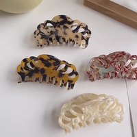 Yomo 2024 Grandes griffes de pince à cheveux éblouissantes de couleur écaille de tortue surdimensionnée