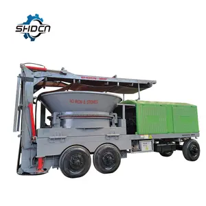 Disc type tree root pier crusher disc type wood crusher