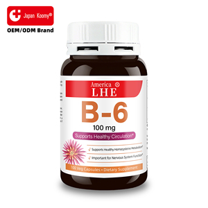 ผู้ผลิตวิตามินบี6 ยี่ห้อ Shecome สำหรับบำรุงระบบประสาทและหัวใจ บรรจุ 100 แคปซูลวิตามินบี6 ขายส่ง - Product Image 1