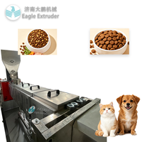 Machine d'extrusion et de soufflage à double vis à couple élevé continu pour aliments nutritionnels pour animaux / aliments pour animaux de compagnie