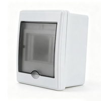 Boîtier de distribution AC entièrement en plastique 36 circuits, boîte de commutation d'air intérieure, boîte de câblage universelle pour courant fort, boîte de commutation d'air pour éclairage