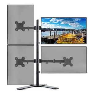 <span class=keywords><strong>Bras</strong></span> de moniteur réglable <span class=keywords><strong>pour</strong></span> 4 écrans, supporte les écrans d'ordinateur lourds jusqu'à 32 pouces, supporte 22 livres, <span class=keywords><strong>bras</strong></span> de moniteur quadruple en stock - Product Image 1