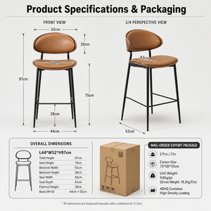 Tabourets <span class=keywords><strong>de</strong></span> bar modernes en métal, pivotants, hauteur comptoir, chaises hautes <span class=keywords><strong>de</strong></span> luxe avec dossier pour projets hôteliers - Product Image 4