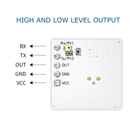 Sensor Gerak MS58-2020D20M4 Sensor Gerak Microwave Modul Radar Microwave 5.8Ghz 20mA Solusi Alternatif Sensor PIR PCBA