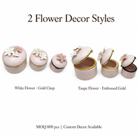 Boîtes à bijoux portables modernes en céramique rose en forme de cœur avec motif floral, boîte à bijoux en porcelaine avec couvercle, boîtes cadeaux faites à la main