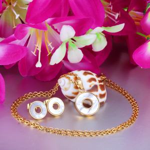 Best Selling Popular Stylish Women Ladies Girls Gold Plated Jewelry Set - Product Image 4