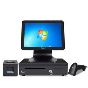 15 inch <span class=keywords><strong>Windows</strong></span> 10 point of Sale thiết bị đầu cuối Pos Nhà hàng tất cả trong một cảm ứng POS máy <span class=keywords><strong>Windows</strong></span> POS hệ thống - Product Image 6