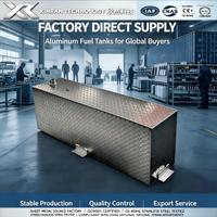Réservoir de carburant vertical rectangulaire en alliage d'aluminium, fabrication métallique de précision pour utilisation en véhicule d'ingénierie