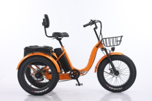 Vélo électrique à trois roues pour seniors, avec batterie au lithium 20Ah, moteur arrière 750W, pneus larges 48V, tricycle électrique <span class=keywords><strong>cargo</strong></span> - Product Image 4