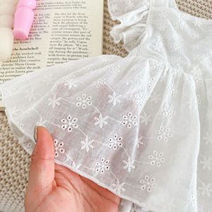Mùa Hè Trẻ Sơ Sinh Bé Ruffles Tay Áo Ren Bông Romper Headband 2Pcs Trang Phục Quần Áo Bé Gái <span class=keywords><strong>Backless</strong></span> Ăn Mặc - Product Image 5