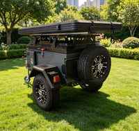 Caravane de voyage pour le camping en plein air, remorque de camping-car, camping-car tout-terrain, remorque de camping extérieure
