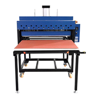 Presse à chaud pneumatique double station Xingyan 100*120 pour sublimation textile grand format 100x120cm