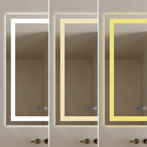 Wall Mounted Shower LED <b>Mirror</b> New Design <b>Light</b> <b>up</b> Touch Screen Modern Vanity <b>Bathroom</b> <b>Mirror</b> - Product Image 2