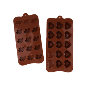 Molde de silicona para Chocolate en forma de corazón, molde para Mousse de pastel de fácil liberación para hornear, utensilios de silicona de grado alimenticio - Product Image 3