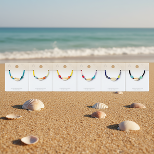 สร้อยข้อมือลูกปัดเปลือกหอย สร้อยข้อมือลูกปัดแฟชั่น เครื่องประดับสำหรับทุกเพศ - Product Image 2