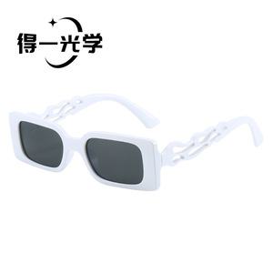 De Yi Optics <b>Square</b> <b>Frame</b> <b>Sunglasses</b> Black UV400 Women Fashion Sun Protection - Product Image 5