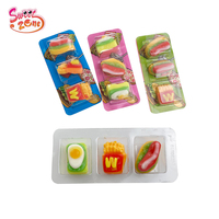 OEM Fastfood forme Chewy Jelly Bonbons mous avec Cola/chips