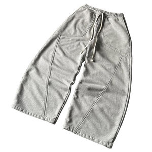 Oversize Sweatpants mit Weitem Bein, 450 g/m², Baggy Jogginghose mit Lockerer Passform, Dicke Jogginghose aus 100% Baumwoll-Fleece, direkt ab Werk - Product Image 2