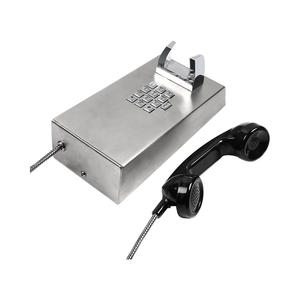 Teléfono Antivandálico con Botón de Control por Voz <span class=keywords><strong>para</strong></span> Prisión / Cárcel, Teléfono de Acero Inoxidable <span class=keywords><strong>para</strong></span> Instituciones Correctivas - Product Image 2