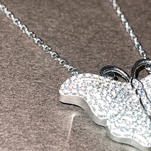 Collana con Ciondolo a Farfalla in Stile Coreano e Giapponese, con Pavé di Zirconi, Gioiello da Collo Fresco per Donne - Product Image 6