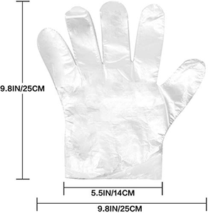 OEM/ODM Medium Thickness <b>Disposable</b> PE Hand <b>Gloves</b> Safety Kitchen Resistant Transparent Food Wholesale for Household - Product Image 3
