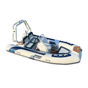 Transes Rib Boat, Bote Neumático Rígido de Aluminio de 12 Pies, Lujoso, con Casco en V Profunda, 360 Rib, Bote Inflable de Aluminio, 3.6 - Product Image 2
