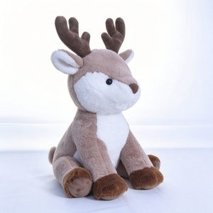 Peluche de ciervo personalizado, peluche de reno, peluche de ciervo sentado - Product Image 4