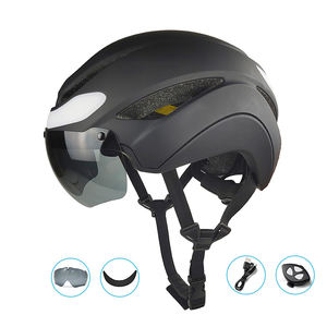<span class=keywords><strong>Casco</strong></span> de Ciclismo Inteligente LED OEM con Control Remoto, Señal de <span class=keywords><strong>Giro</strong></span>, Recargable, Ultraligero, con Visera Magnética - Product Image 1