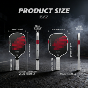 LABS Widebody Boom <strong>Stick</strong> Boomstick Core T700 Raw Carbon Fiber Texture Elongated 16mm Pickleball Paddle - Product Image 4