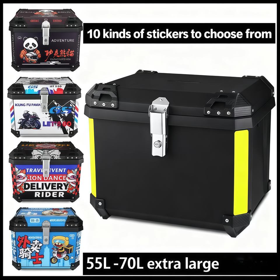 New Arrival Motorcycle 45L With Anti-theft Lock Motorcycle Tail Box for ...