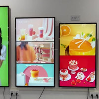 49 "50" pouces TFT LCD LED Super Bright Billboard Linux Android Network Advertising Totem Display