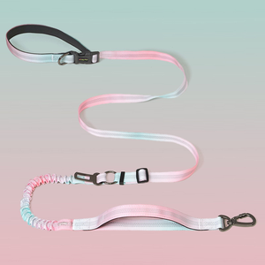 Correa de perro de nailon multifuncional de lujo de gama alta, moda de colores degradados para correr al aire libre sólida para llevar mascotas, venta al por mayor - Product Image 1