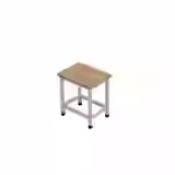 Meubles d'école primaire, table et chaise de laboratoire informatique pour l'enseignement des sciences physiques, utilisation en atelier universitaire pour les étudiants - Product Image 6