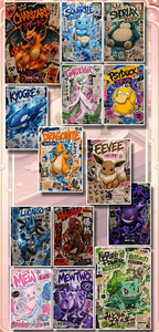 YQ Wholesale Pokémon Cartes à collectionner en métal épais gaufré, scellées, Boîte mystère, Fan Art, Boîte de boosters rare - Product Image 2